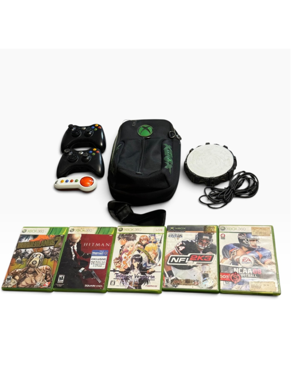 Microsoft Xbox 360 Console Accessory and Game Bundle Lot Untested